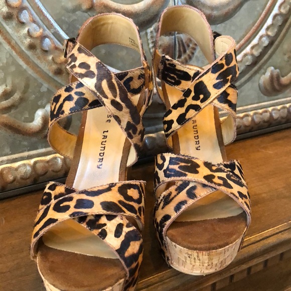 Wedge+cork+leopard 🤗 - Picture 2 of 5